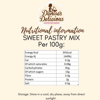 Gluten Free Sweet Pastry Mix
